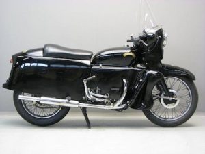 A restored 1955 Vincent Black Prince 