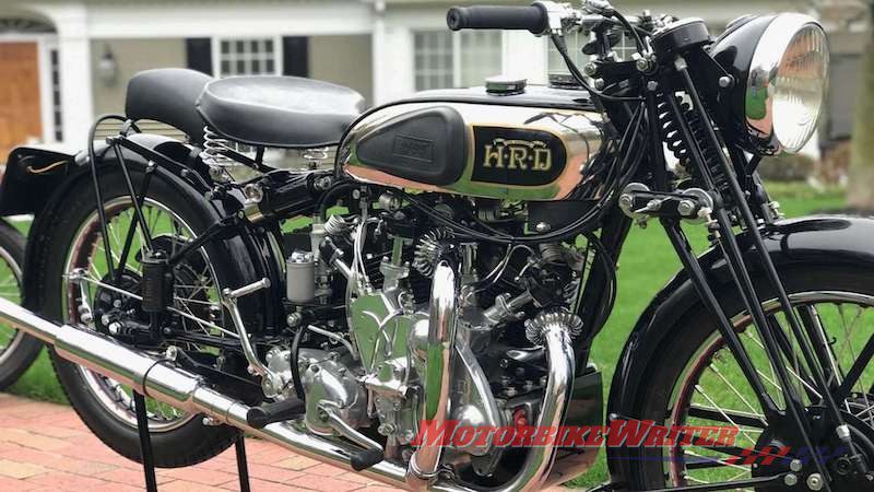 1938 Vincent Series-A HRD Twin vincents fortune