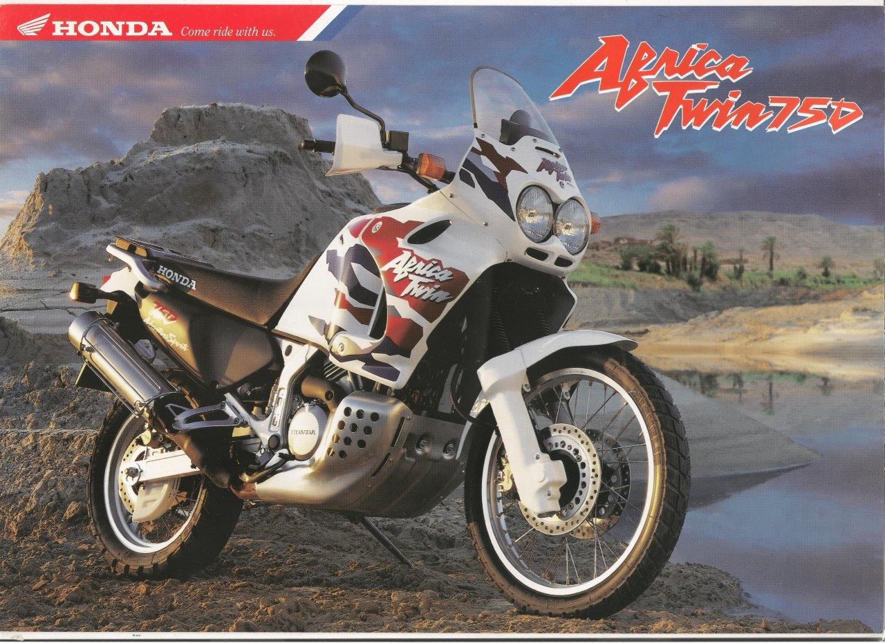 Vintage Honda Africa Twin Promotional Image