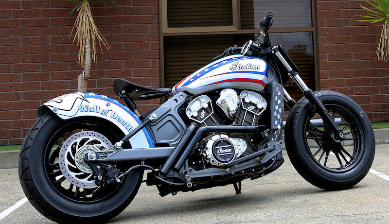 Indian Scout Wall of Death limited edition custom