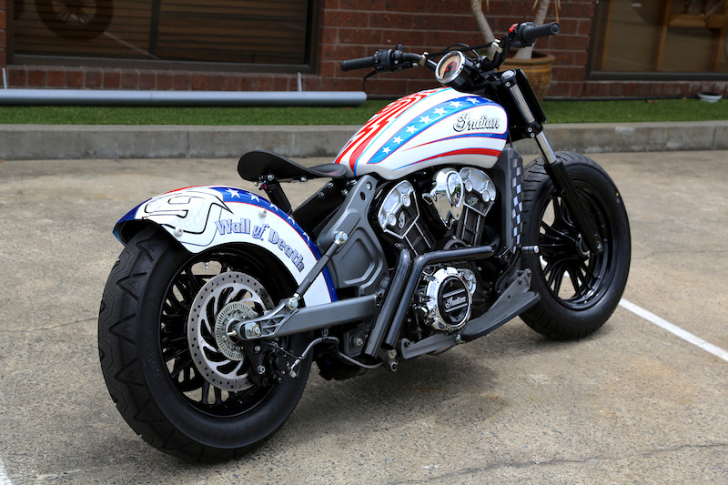 Indian Scout Wall of Death limited edition custom - - scout bobber