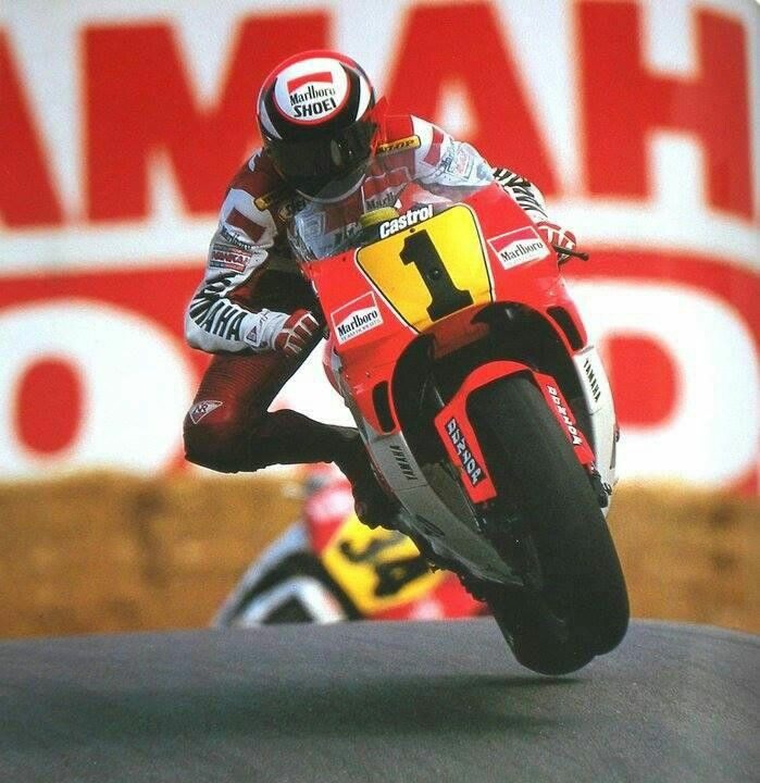 Wayne Rainey racing at Laguna Seca in 1991