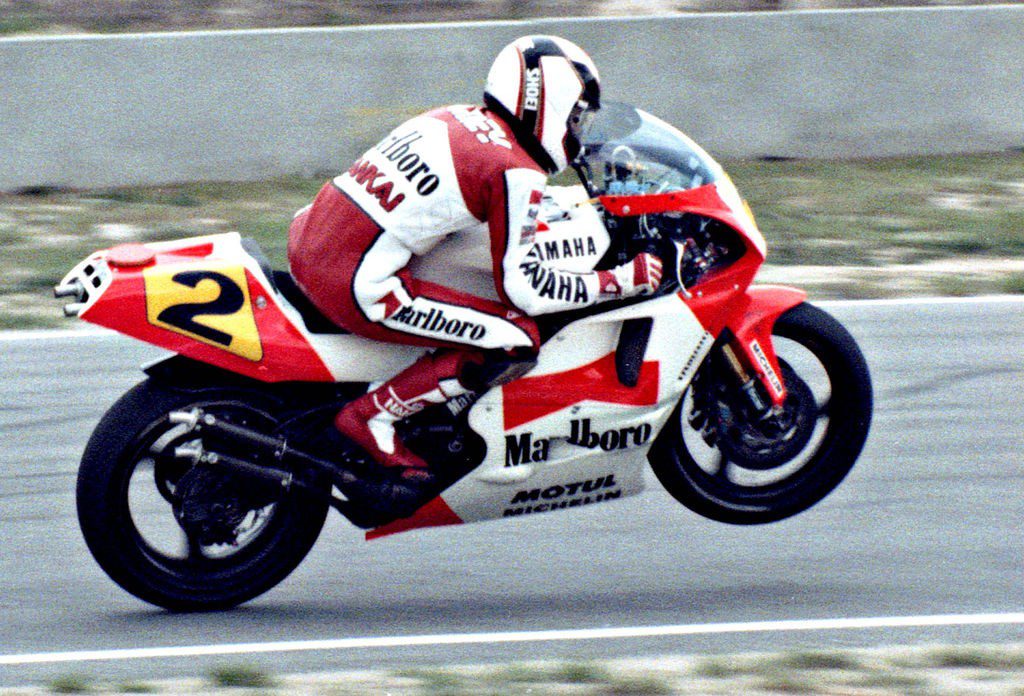 Waine Rainey in 1989, racing at Hockenheim