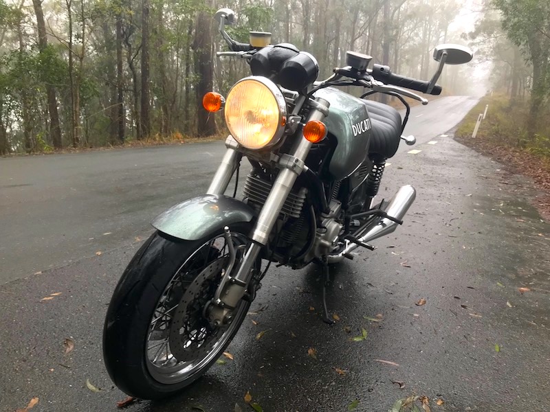 Five reasons to go riding in the rain Ducati GT1000 waterproof wet