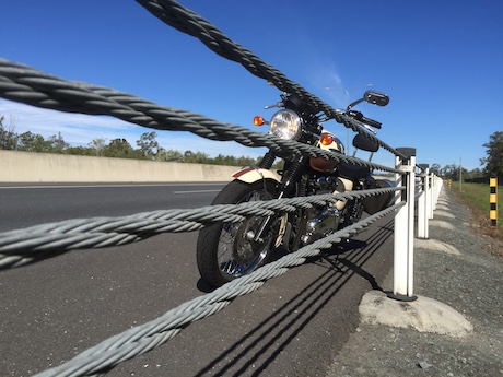 Wire rope barriers better roads austroads report hazards support old solar panels