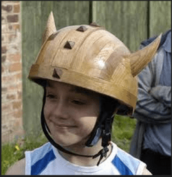 Wood Motorcycle Helmet