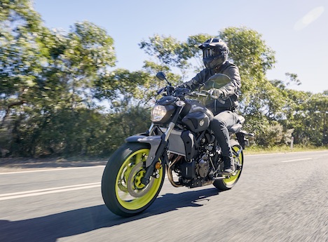 Yamaha MT-07 missing sticker