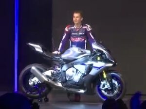 Jorge Lorenzo with Yamaha R1M