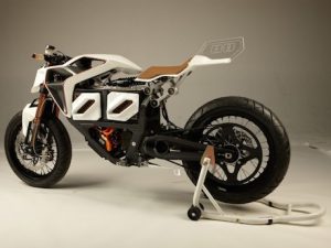 Zero electric motorcycle customised by Bruno
