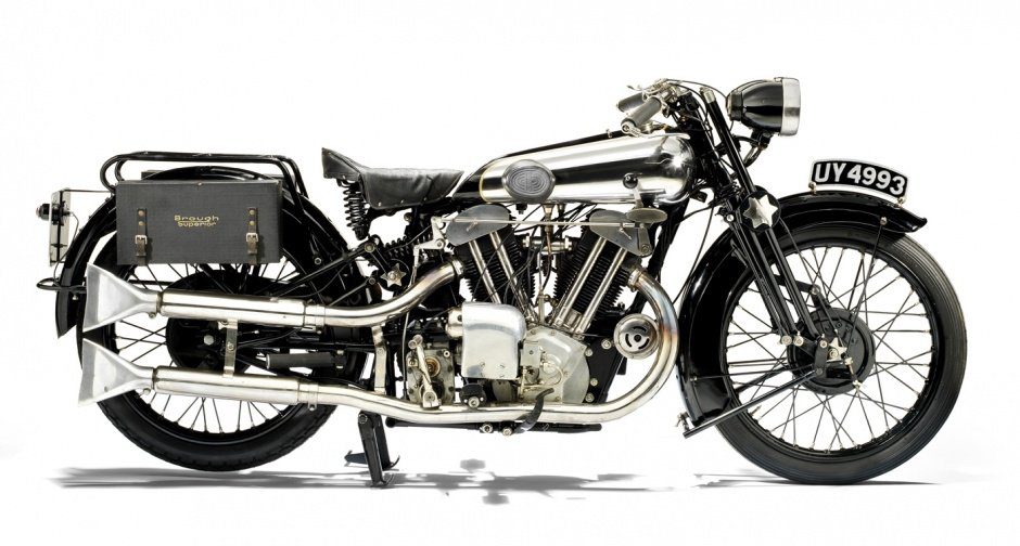 The still-beautiful Brough Superior SS-100 motorcycle from 1924