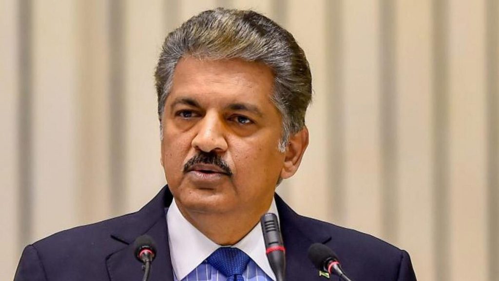 Anand Mahindra, Chairman of Mahindra & Mahindra.