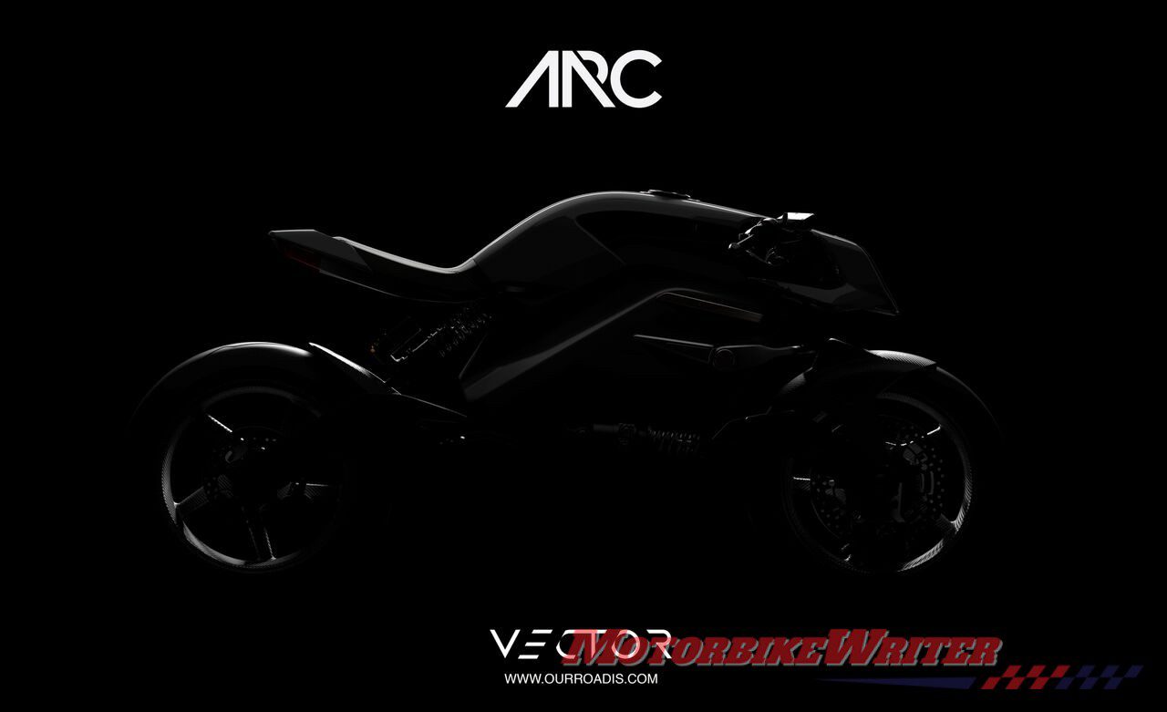 Arc Vector electric motorcycle cleanest damon