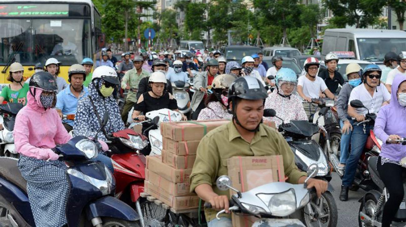 ban motorbikes in Hanoi vietnam