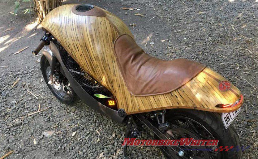 Electric Banatti Green Falcon made of bamboo