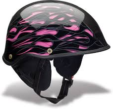 bell drifter half helmet in pink