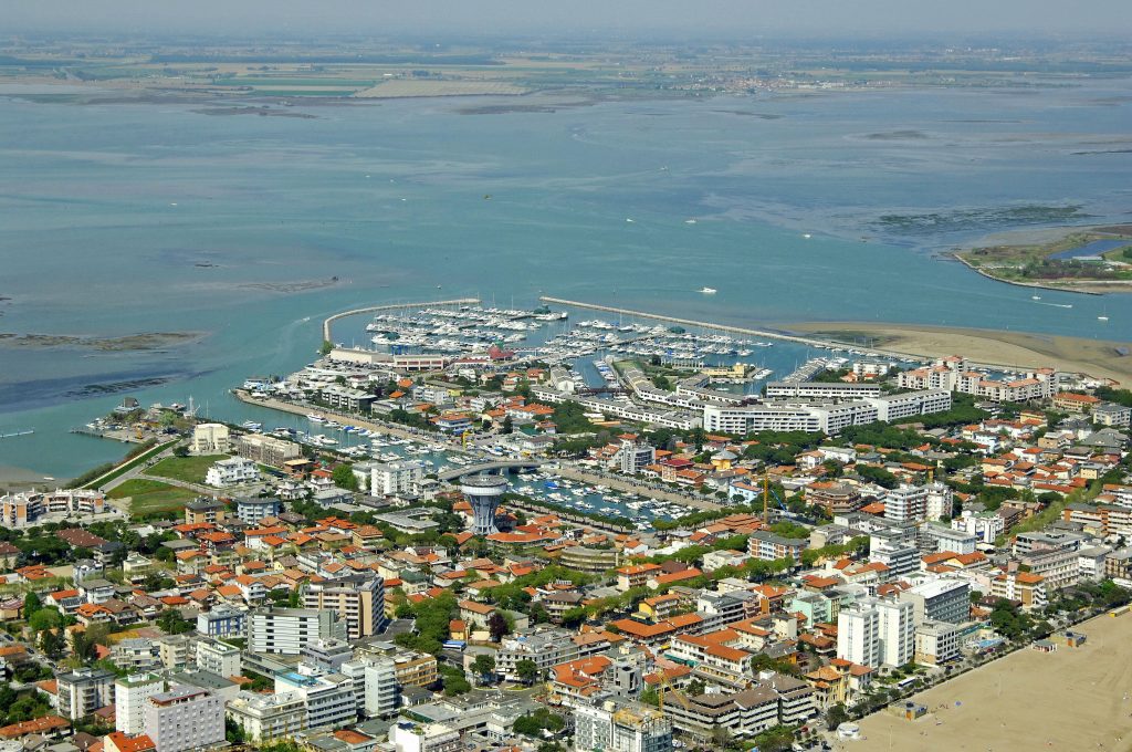 A view of Lignano Sabbiadoro, Italy