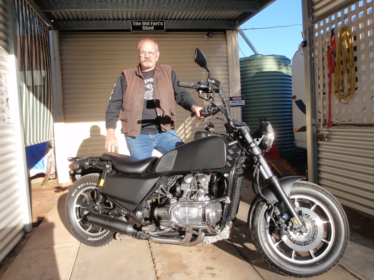 Stripped honda goldwing store