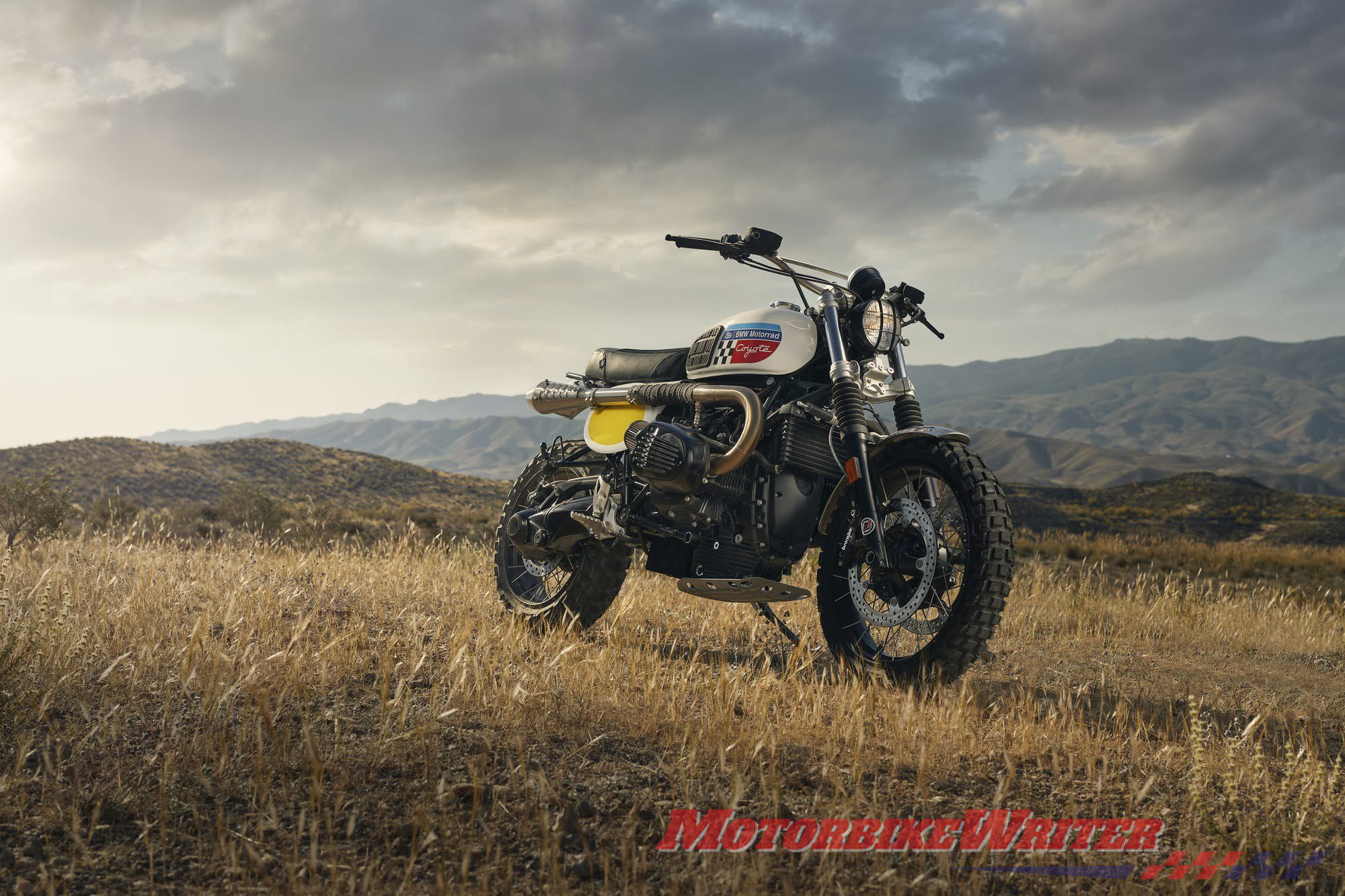 BMW R nineT Desert Racer custom at Wheels and Waves 