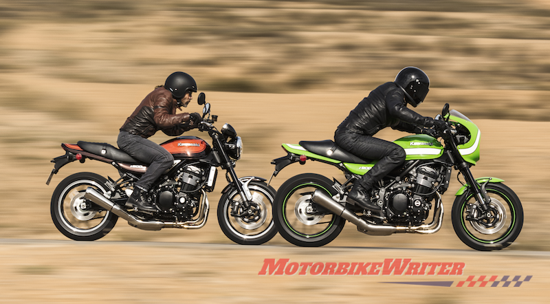 Kawasaki Z900RS and Kawasaki Z900RS Cafe crosby