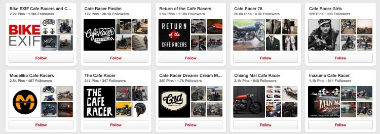 Cafe Racer Boards on Pinterest