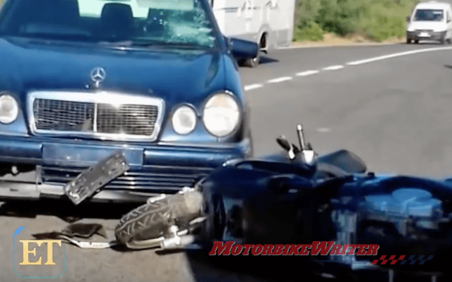 George Clooney crash accident