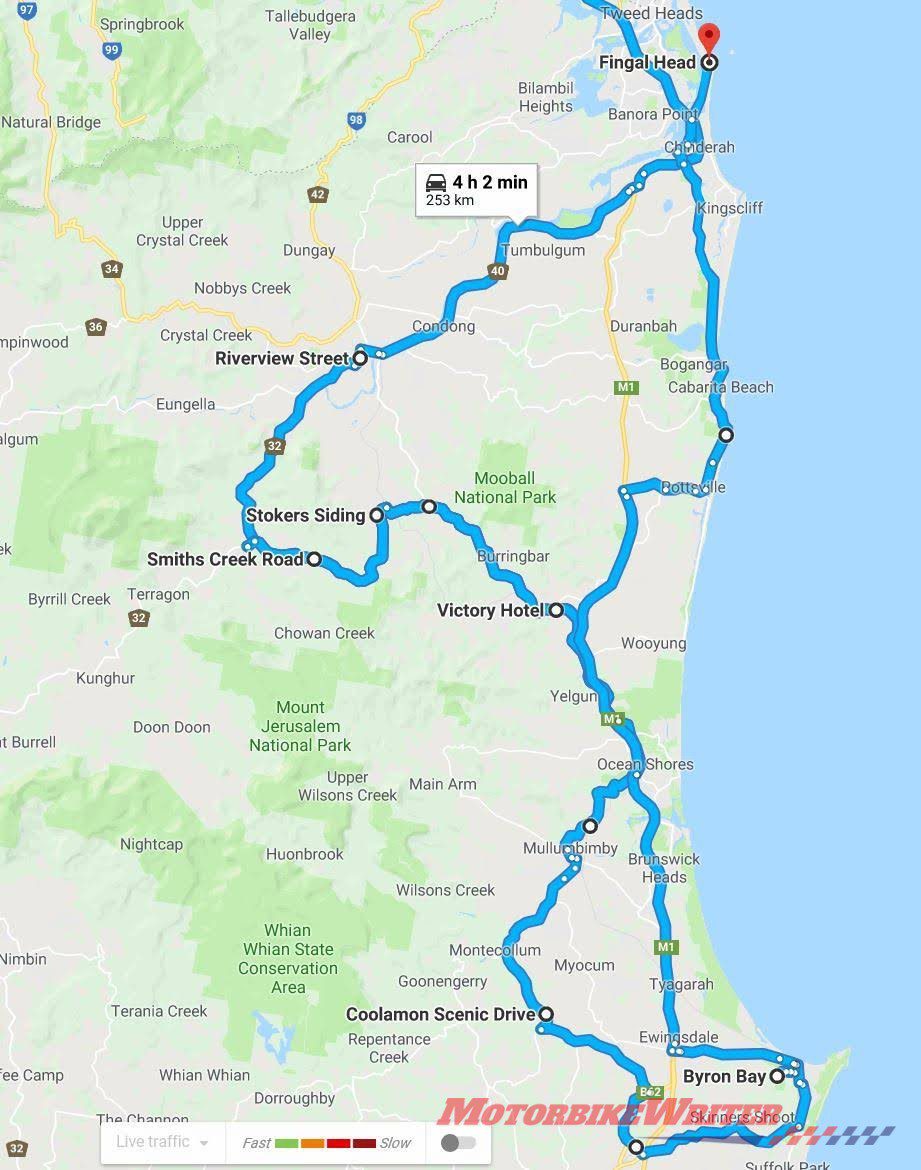 Northern Rivers coast ride