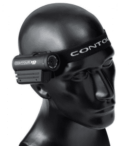 contourhd 1080p helmet camera on headstrap