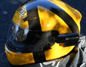contourhd 1080p motorcycle helmet camera on shoei helmet