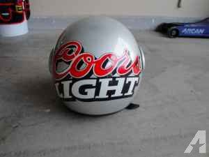 coors light motorcycle helmet