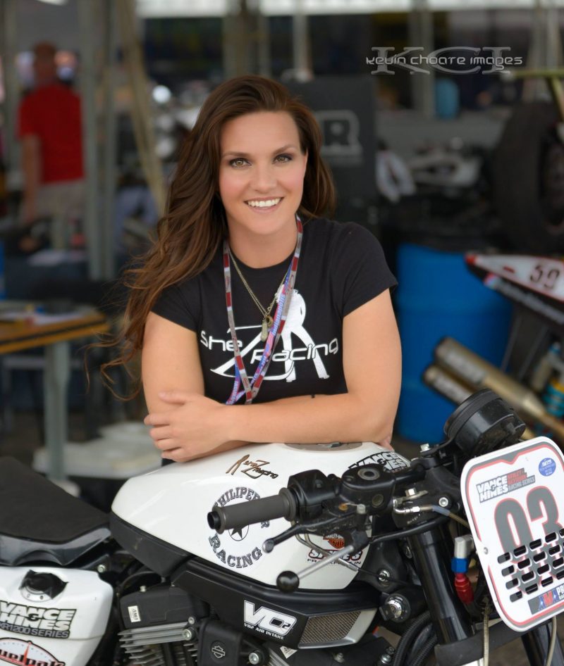 ambassador for Covergirl Cosmetics is American pro racer Shelina Moreda