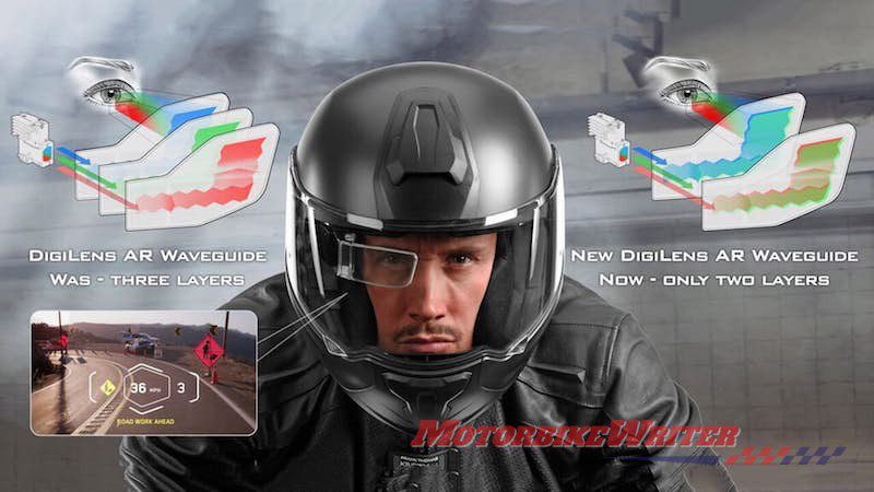 Digilens and Sena develop cheaper HUD helmet head-up display