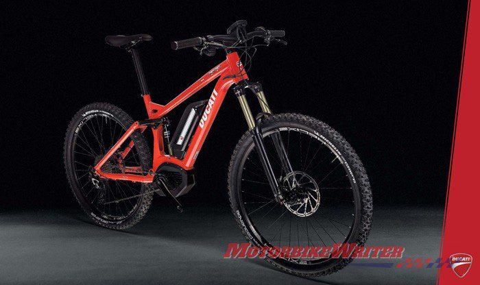 Electric Ducati e-bike mountain