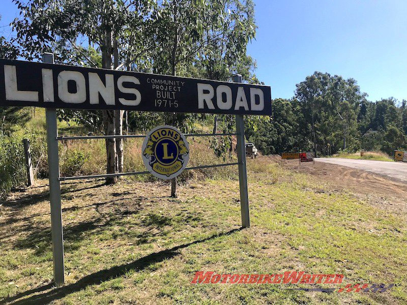 Lions Rd Lions TT bridge roadworks police motorcycles reopened