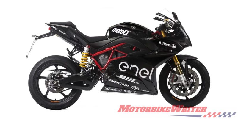 Energica Ego Sport Black at Intermot plug