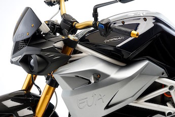 Energica Eva naked electric motorcycle