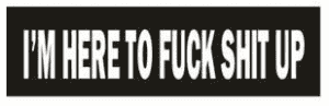 Offensive Motorcycle Helmet Stickers