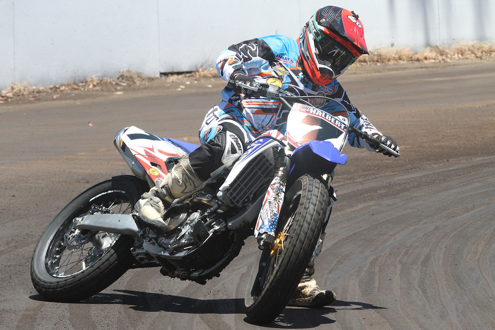 Harley and Indian flat trackers