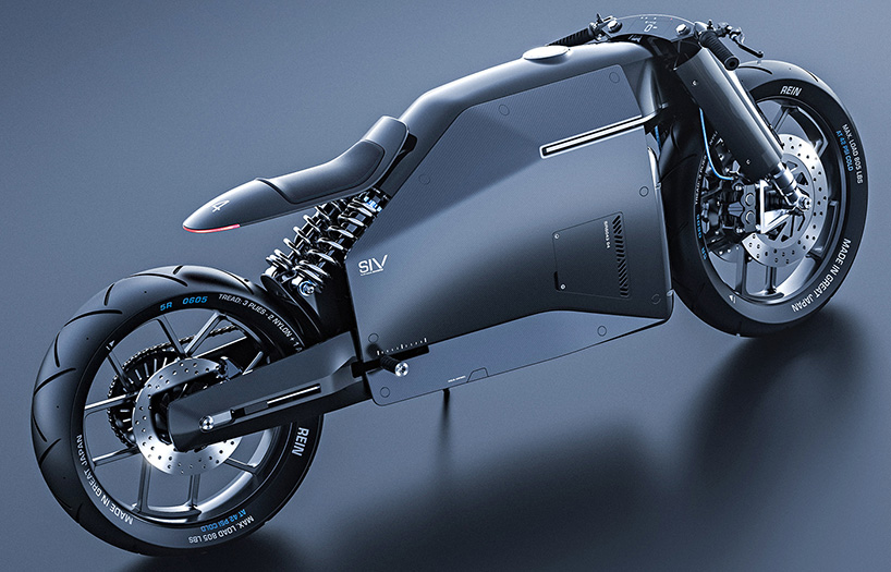 Great Japan carbon fiber concept samurai motorcycle