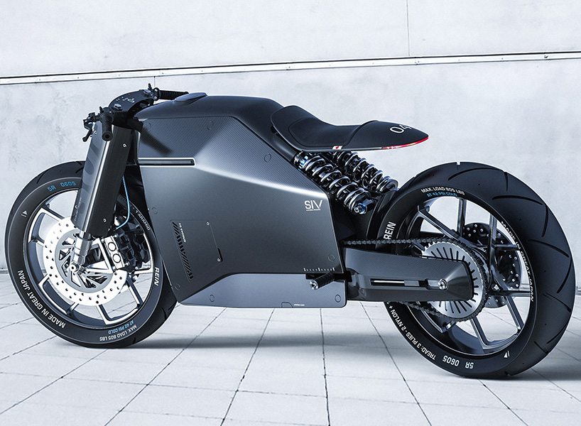 Great Japan carbon fiber concept samurai motorcycle