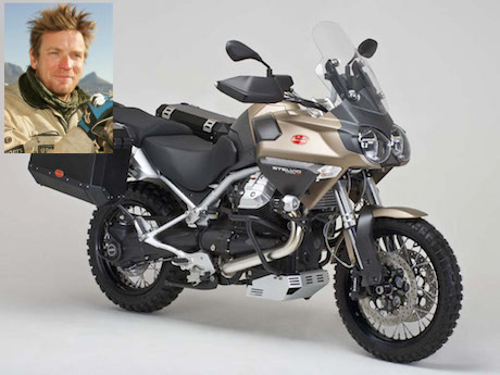 Ewan McGregor and Moto Guzzi Stelvio