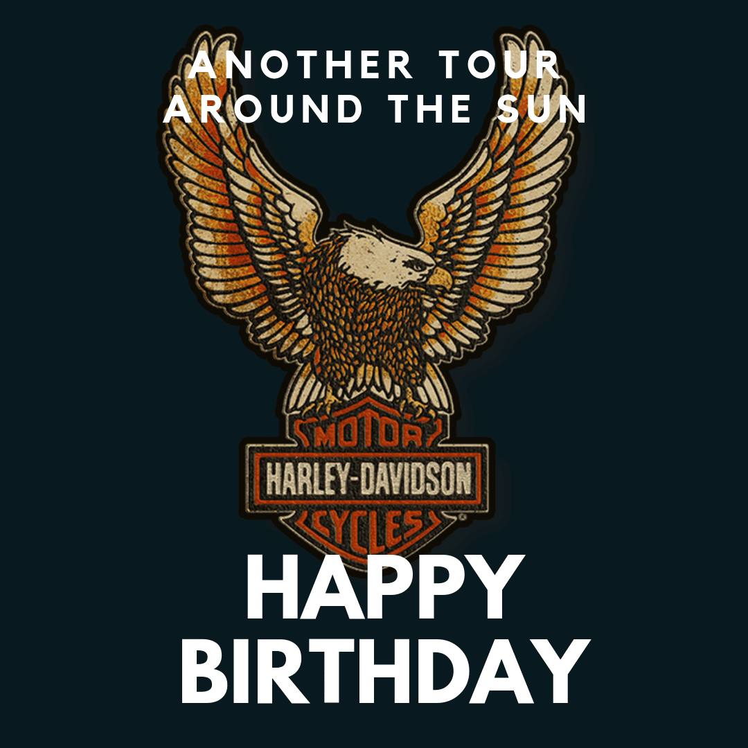 Harley-Davidson birthday meme