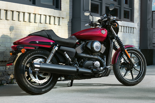Harley-Davidson Street gets new paint (750 model pictured)