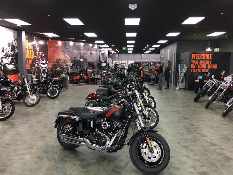 Win Harley jacket, watch at store opening tough times