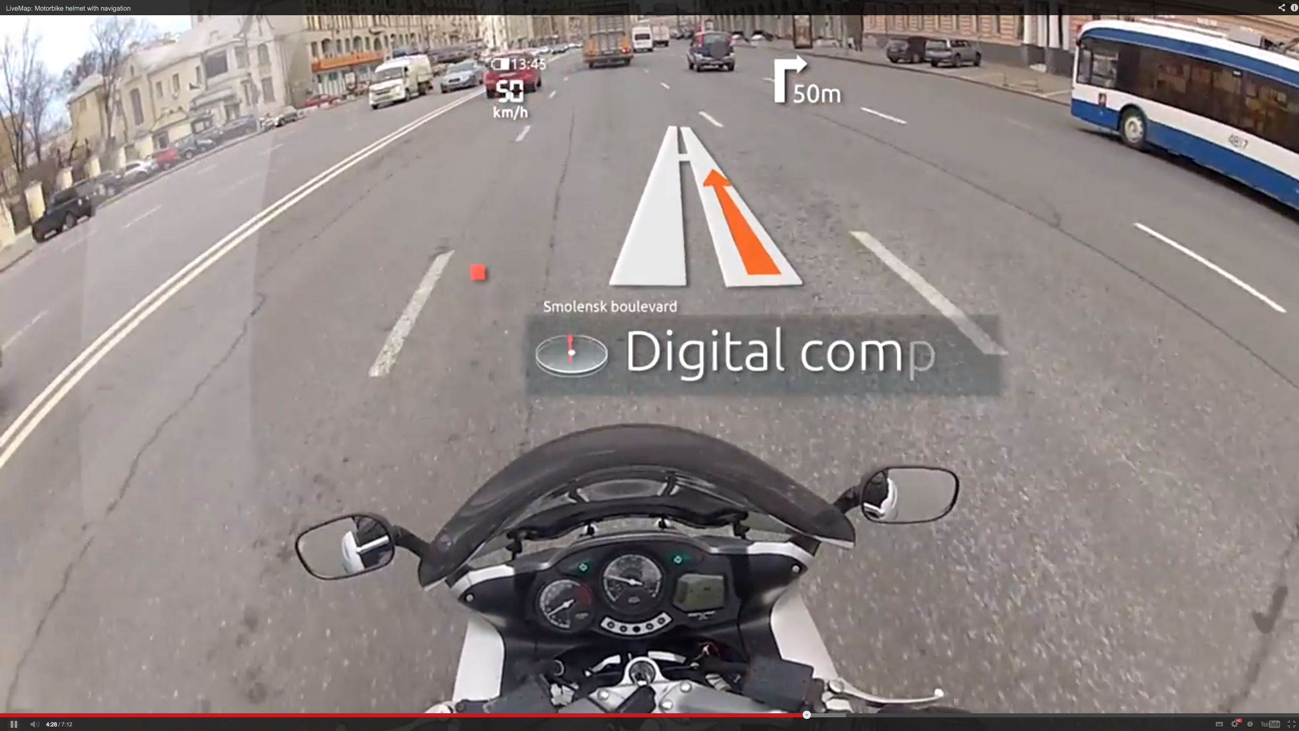 Head-up display vision