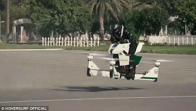 Pigs really do fly over Dubai hoverbikes