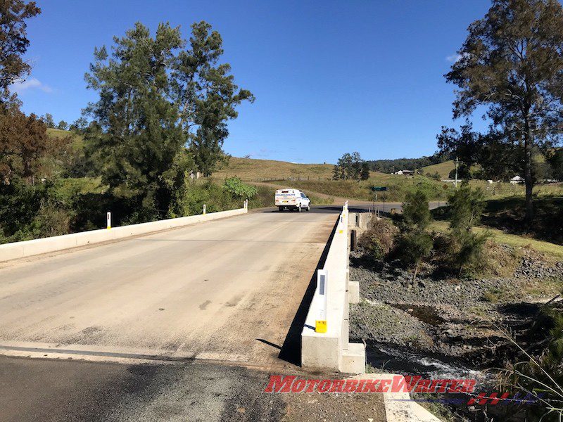 Lions Rd Lions TT bridge roadworks police motorcycles reopened