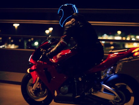 LightMode motorcycle helmet