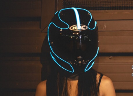 LightMode motorcycle helmet