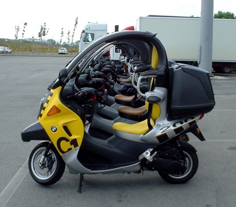 BMW C1 scooter - Babel Bike the world's safest bike?