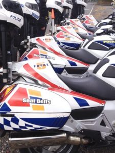 Queensland Police "Fatal 5" bikes